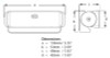 Hella Seahawk White Housing Spread 2Lt - 980670311 Technical Drawing