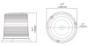 Hella StrobeType Beacon 2Wb - H27117011 Technical Drawing