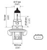 Hella Bulb H13 9008 12V 60/55W Xen Ylw - H71071152 Photo - Primary