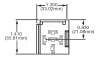 Hella Relay Socket Mini 5 Term Bkt 1 - H84989011 Technical Drawing