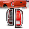 ANZO 2014-2021 Toyota Tundra LED Taillights Chrome Housing/Clear Lens - 311438 Photo - Primary