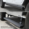 Go Rhino 07-17 Jeep Wrangler 4dr E-BOARD E1 Electric Running Board Kit (Cut Req.) - Bedliner Coating - 20450572T Photo - Mounted