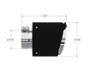 MBRP Universal Carbon Fiber Tip 2.5in ID / 5in OD Out / 6.5in Length Angle Cut Dual Wall - T5190CF Photo - Close Up