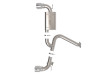 aFe 22-23 Hyundai Kona N L4 2.0L (t) Takeda 3in 304 SS Axle-Back Exhaust System w/ Polished Tips - 49-37032-P Photo - Unmounted