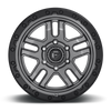 Fuel Off Road Model D701 AMMO Matte Gunmetal with Black Bead Ring 18X9