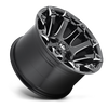 Fuel Off Road Model D578 BATTLE AXE Gloss Black & Milled 22X12