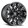 Fuel Off Road Model D578 BATTLE AXE Gloss Black & Milled 22X12