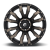 Fuel Off Road Model D674 BLITZ Matte Black/Machined/DDT 20X9
