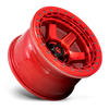 Fuel Off Road Model D123 BLOCK BEADLOCK Candy Red with Red Ring  17X9