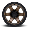 Fuel Off Road Model D124 BLOCK BEADLOCK Matte Bronze with Black Ring  17X8.50