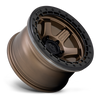 Fuel Off Road Model D124 BLOCK BEADLOCK Matte Bronze with Black Ring  17X8.50