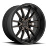 Fuel Off Road Model D762 CLASH 6 Matte Black w/Dark Tint 20X9