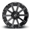 Fuel Off Road Model D615 CONTRA Gloss Black & Milled 22X10