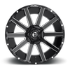 Fuel Off Road Model D615 CONTRA Gloss Black & Milled 26X12