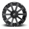 Fuel Off Road Model D616 CONTRA Matte Black & Milled 18X9