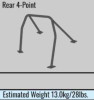 Cusco MR-S 4P+ Front Harness Bar/Side Bar - Safety 21 (No Cancel) - 157 270 HMS User 1