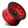 Fuel Off Road Model D695 COVERT Candy Red w/ Black Ring 20X9