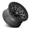 Fuel Off Road Model D716 COVERT Matte Gunmetal with Black Bead Ring  18X9