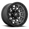 Fuel Off Road Model D716 COVERT Matte Gunmetal with Black Bead Ring  20X10