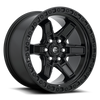 Fuel Off Road Model D697 KICKER 6 Matte Black 17X9