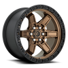 Fuel Off Road Model D699 KICKER 6 Bronze Center w/ Black Lip 17x9