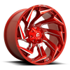Fuel Off Road Model D754 REACTION Candy Red & Milled 18X9