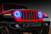 ORACLE Lighting Jeep Wrangler JL/Gladiator JT LED Surface Mount Headlight Halo Kit - 1214-002 Photo - Close Up