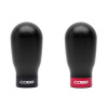 Cobb Mazda 6-Speed Tall Weighted COBB Shift Knob - Black (Incl. Both Red + Blk Collars) - 271370-BK Photo - Primary