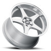ESR Wheels APEX AP5 18x9.5 / 5x114.3 BP +35 Hyper Silver Machine Lip