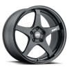 ESR Wheels APEX AP5 18x8.5 / 5x100 BP +30 MATTE BLACK GLOSS BLACK LIP