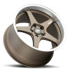 ESR Wheels APEX AP5 19x8.5 / 5x114.3 BP +30 Matte Bronze MACHINE LIP