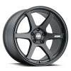 ESR Wheels APEX AP6 18x10.5 / 5x114.3 BP +22 Matte Black GLOSS BLACK LIP