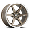 ESR Wheels APEX AP6 18x9.5 / 5x114.3 BP +22 MATTE BRONZE MACHINE LIP
