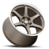 ESR Wheels APEX AP6 18x9.5 / 5x114.3 BP +35 MATTE BRONZE MACHINE LIP