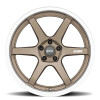 ESR Wheels APEX AP6 19x9.5 / 5x114.3 BP +35 MATTE BRONZE MACHINE LIP