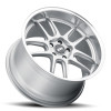 ESR Wheels APEX AP8 19x9.5 / 5x114.3 BP +22 HYPER SILVER MACHINE LIP