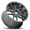 ESR Wheels APEX AP8 18x8.5 / 5x100 BP +30 MATTE BLACK GLOSS BLACK LIP