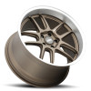 ESR Wheels APEX AP8 18x9.5 / 5x114.3 BP +35 MATTE BRONZE MACHINE LIP
