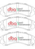 DBA 91-96 Dodge Stealth FWD SP Performance Front Brake Pads - DB1223SP Photo - out of package