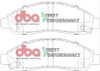 DBA 04-08 Chevrolet Colorado SP Performance Front Brake Pads - DB1468SP Photo - out of package