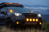 Rigid Industries 360-Series 6in SAE Fog w/ Amber PRO Lens - White (Pair) - 36210 Photo - Mounted