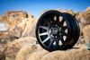 ICON Compression 18x9 6x5.5 0mm Offset 5in BS 106.1mm Bore Double Black Wheel - 2018908350DB Photo - lifestyle view