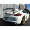 Porsche Cayman GT4 Factory Wing Extension kit with Gurney Flap 2015-16