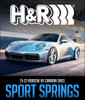 H&R 22-23 Porsche 911/992 Carrera 4 GTS / 911/992 Targa 4 Sport Spring - 28652-2