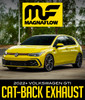 MagnaFlow 22-23 VW GTI NEO Cat-Back Exhaust Black Chrome - 19622