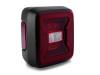 Raxiom 18-22 Jeep Wrangler JL LED Tail Lights- Black Housing - Red Lens - J132754-JL Photo - Close Up