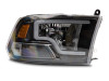 Raxiom 09-18 Dodge RAM 1500 LED Bar Headlights- Black Housing (Clear Lens) - R117803 Photo - Close Up