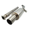ETS 03-06 MITSUBISHI EVO 8/9 STAINLESS STEEL CATBACK EXHAUST SYSTEM