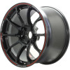 VOLK  ZE40 BLACK RED  18X9.5 +44MM / BP 5x114.3 (5x4.5)