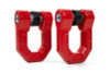 DV8 Offroad Elite Series D-Ring Shackles - Pair (Red) - UNSK-01RD Photo - Unmounted